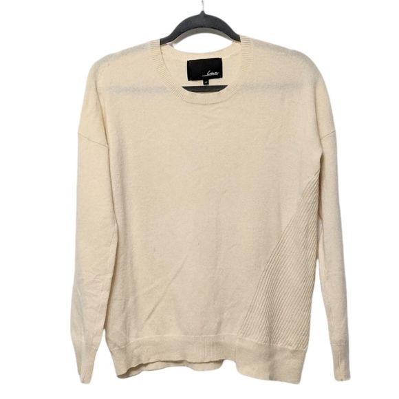 Line Sweaters - LINE Cream Cashmere Crew Neck Sweater S